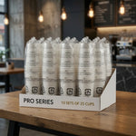 AmazonBasics 8oz Paper Hot Cups 250 Ct NIB Coffee Tea Disposable