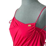 Sonija Baram Limited Edition Hot Red Sarong Beach Wrap 48"x30" One Size EXC