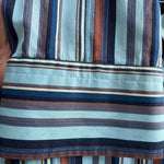 Hugo Boss Men's Multi-Color Striped Button Down Dress Shirt L Cotton Good