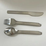 Vintage Stelton Dumbo Kids Silverware Set Stainless Steel Denmark 3pc Boxed New