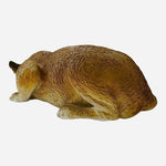 Cougar Puma Statue 5" Sandcast Hand Painted Hunting Pose Wildlife Figurine
