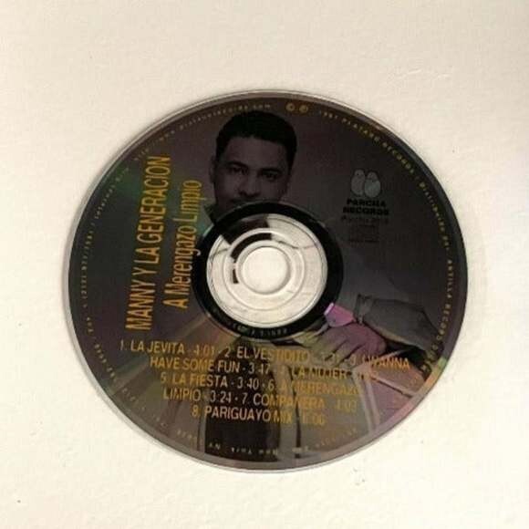 Rare CD Manny Jimenez Y La Generacion - A Merengazo Limpio