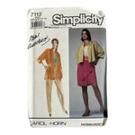Simplicity 7113 Vintage Sewing Pattern Women's Suit Size DD 4-10 New Uncut