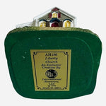 NIB Vintage Liberty Falls House Liberty Church Ceramic Figurine Collectible
