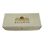 Baldwin Nickel Napkin Rings Set Silver Vintage Dining Serveware Collection NIB