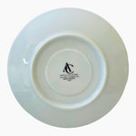 4x Vintage 1982 Ashley Overseas Eternal Love China Saucers 6" Floral Platinum