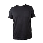 MADE HERE Everyday Cotton Black Pocket Short Sleeve Ringspun Mens Tee Sz L NWOT