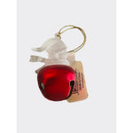 Jingle Buddies Red Clear Frost Bell Ornament New Buffalo Xmas Collectible NWT