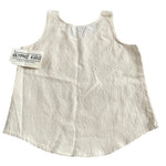 Little Blessings Girls Tank Top Size XL Beige Cream Fish Animal Print Cotton NWT