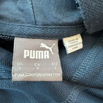 Puma Fusion Men's Blue Hoodie M Cotton Blend Long Sleeve Athletic Sweatshirt EXC