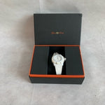 Glam Rock Miss Miami Beach Women's Watch White Swiss Quartz Rubber Band New