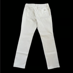 Chico's So Lifting Women's White Cotton Jeans 10 (1.5) Slim Fit Stretch VG