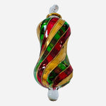 Christmas Ornament Drop Handblown Glass Christmas Ornament Xmas Ornament Art