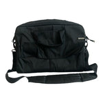 INCASE Black Canvas Laptop Briefcase Messenger Bag 14" Adjustable Strap Unisex