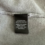 89th & Madison Open Front Knit Duster Cardigan Gray Womens Size M