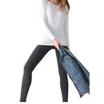 WHITE HOUSE BLACK MARKET Gray Compression Leggings Women M 30" Inseam VG