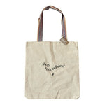 Reusable Tote Bag Beige Canvas Shopping Eco-Friendly Beach Shoulder Bag NWT
