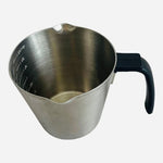 Stainless Steel Measuring Jug 2 Cup Barista Milk Pitcher Frothing 5.5"x4.25" VG