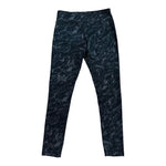 KIRKLAND Women’s Black Grey Abstract Print Leggings M Athletic Pants VG