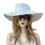 Vintage San Diego Hat Co White Bucket Hat Women's Sun Hat Polyester Beach EXC