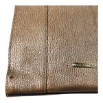 Rebecca Minkoff Metallic Gold Leather Crossbody Bag Small Shoulder Tote Bag Good