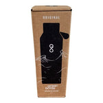 OceanBottle Black Stainless Steel Reusable Water Bottle 600ml Thermo Flask NIB