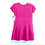 Hello Kitty Girls Pink Sweater Dress Long Sleeve Knee Length Size 7-8 NWT