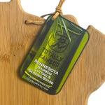 Totally Bamboo Minnesota State Shaped Cutting Serving Board 13.25x11.75 NWT