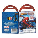 2x Marvel Spider-Man Carry Along Activity Pads Set Markers Stickers Travel Toy