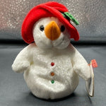 TY Beanie Baby Chillin Snowman Family Set 5pc Snowball Jingle Beanies NWT 2001
