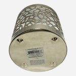 Yankee Candle Matrix Brushed Silver Metal Candle Holder 4" Candlestick New