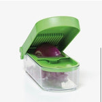 Progressive Prepworks Slice & Dice Onion Chopper Slicer Cutter Green Plastic NIB