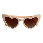 Heart Shaped Sunglasses Cute Fashion Eyewear with Pouch New