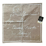 Surya Montpellier 22x22 Cotton Pillow Cover Camel Tan White Woven India NWT