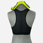 Alii Sport Women's Lemon Citron Black Athletic Tank M Mesh Bra UV Protection NWT