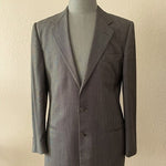 Jhane Barnes Alex Sebastian Men's Brown Gray Blazer 40R 2-Button $299 Retail EXC