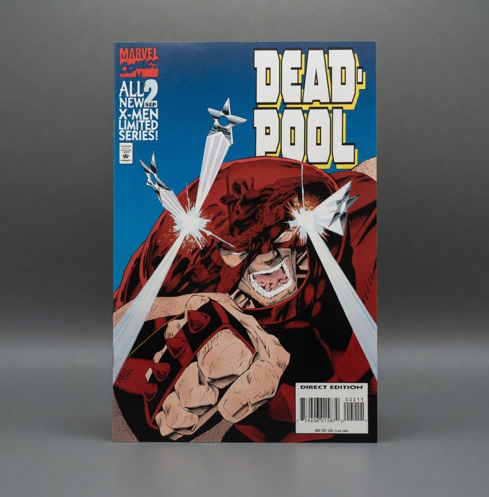 Marvel Comics Deadpool #2 X-Men Limited Series Sep 1994 Direct Edition NM New