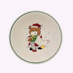 Home Beautiful Down the Chimney Christmas Child Plate Bowl Mug Set NIB