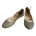 Betsey Johnson Joy Gold Rhinestone Ballet Flats Women’s Shoes Size 7B