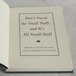 Don't Sweat The Small Stuff by Richard Carlson Hardcover Boxed Edition 272 Pg VG