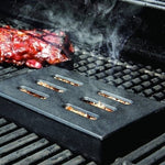 Brinkmann Cast Iron Smoker Box 8x5" Grill Accessory Wood Chips BBQ NWT