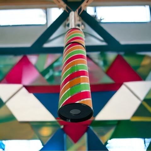 Vintage 1960s OTAGIRI Japan Kids Kaleidoscope 9.5" Psychedelic Multicolored NIB