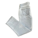 Jennifer Lopez Women's Light Blue Capri Jeans 6 Mid Rise Cotton Blend VG
