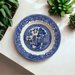 Antique Wood & Sons England Blue Willow 6" Saucer 1750-1784 Porcelain Ware