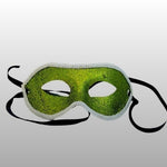 Glittery Green Costume Mask Masquerade Carnival Party Accessory Adult VG