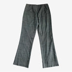 Anne Klein Women's High Waisted Wide Leg Sailor Wool Pants 4 Grey Flat Front VG