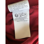 BOSS Hugo Boss Stretch Cotton Red T-Shirt Embroidered Logo Crew Neck Large NWOT