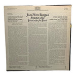 LP Jean-Pierre Rampal - Sonatas And Fantasies For Flute Vinyl Record