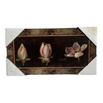 F. Di Villeneuve Awakening Rose Matted Framed Art Print Floral Canada 17.5" NWT