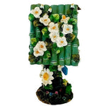 Resin Bird House Nest Outdoor Garden Decor 9" Tall Backyard Patio Shelter NWOB